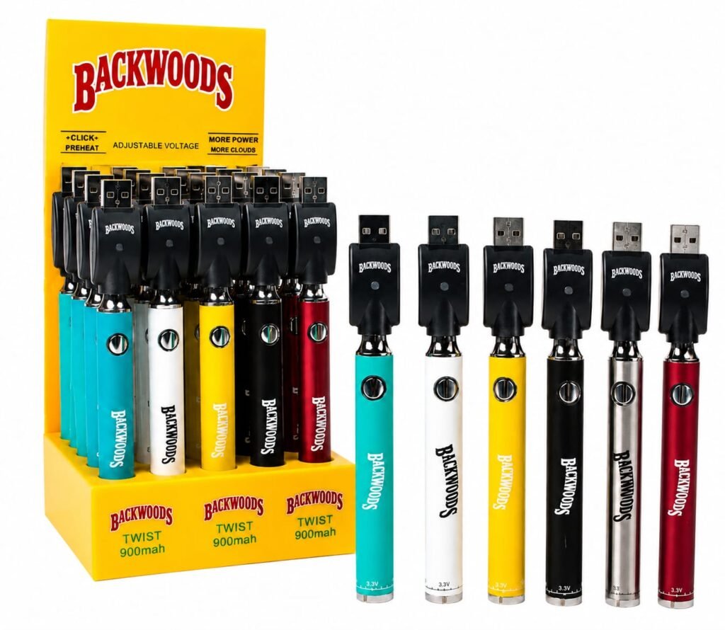20 Unidades Batería Backwoods Twist 900mAh